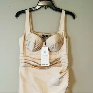 Lavish Alice | Dresses | Lavish Alice Wrap Dress Cream Color Size 8 |  Poshmark